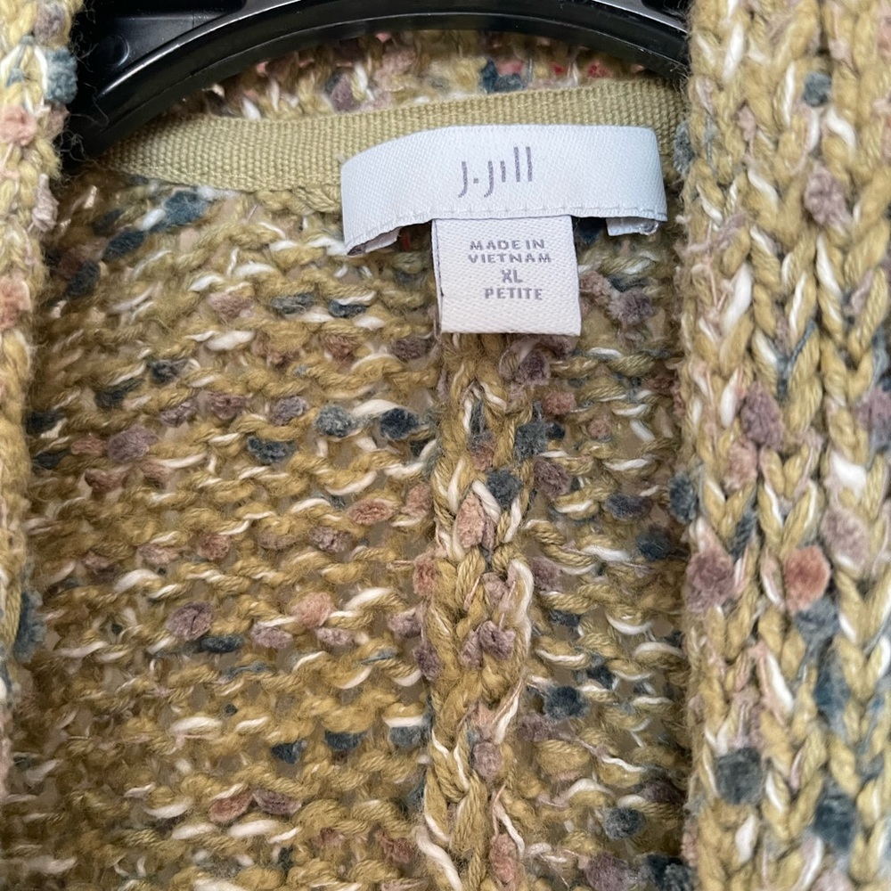 JJill Cardigan, XLP, EUC, green